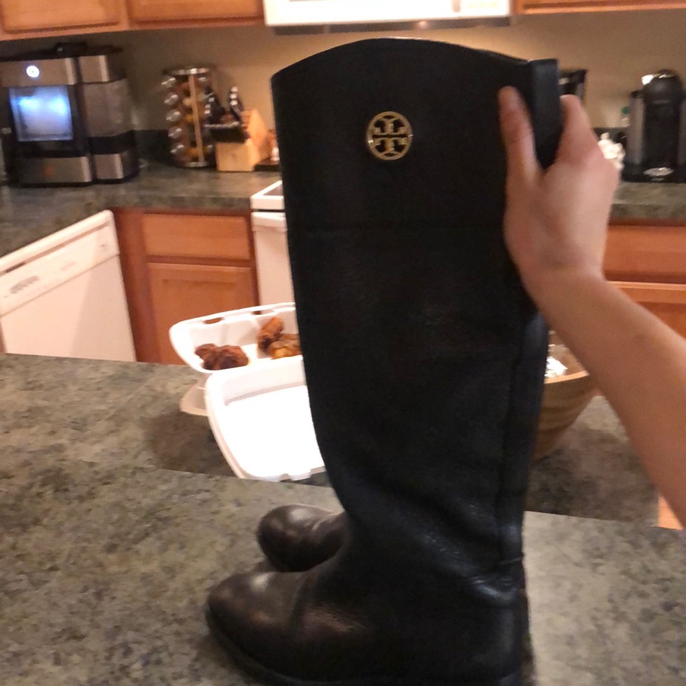 Tory Burch black boots - Picture 2 of 4